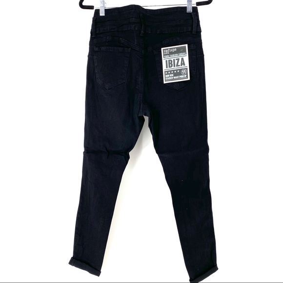 Refuge Ibiza High-Rise Push Up Distressed Jeans - Picture 7 of 9